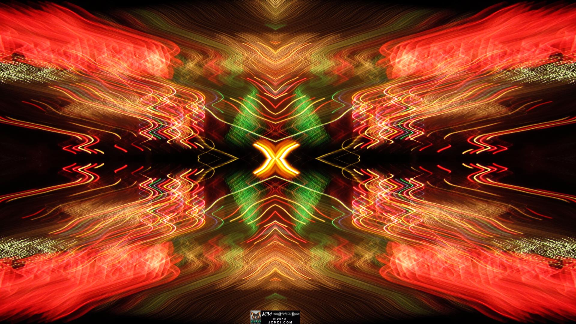 Wakefield Holiday Lightshow 2013 Quadroscopic long exposure artwork